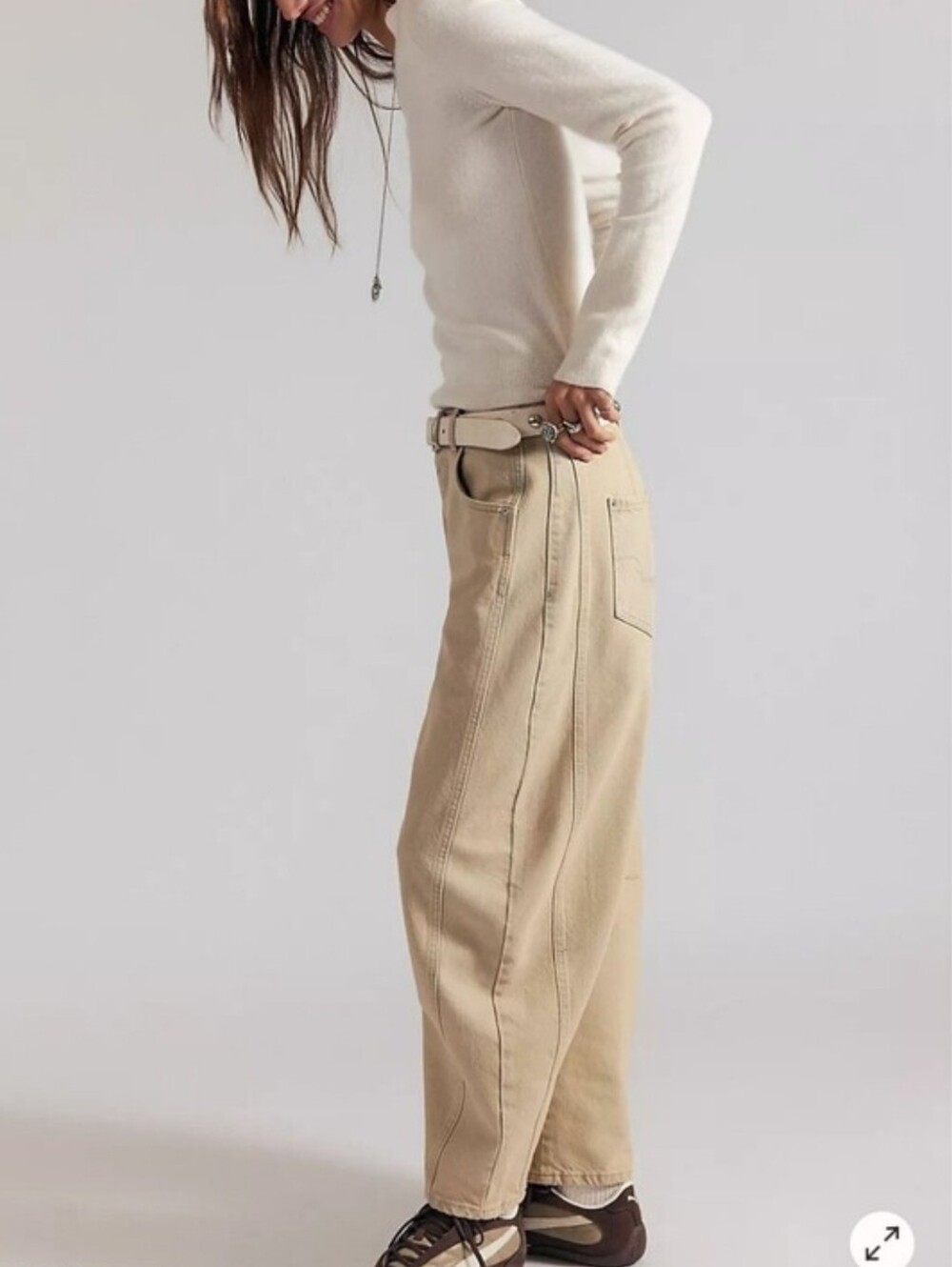 NWOT We The Free Good Luck Mid Rise Barrel Jeans Current Online - Picture 4 of 11